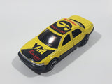 Yatming No. 806 Toyota Celsior Lexus LS400 #6 YM Racing Yellow Die Cast Toy Race Car Vehicle