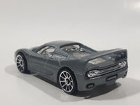 2005 Hot Wheels Ferrari F50 Grey Die Cast Toy Car Vehicle