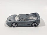 2005 Hot Wheels Ferrari F50 Grey Die Cast Toy Car Vehicle