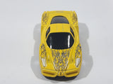 2005 Hot Wheels Enzo Ferrari Yellow Die Cast Toy Car Vehicle