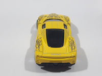 2005 Hot Wheels Enzo Ferrari Yellow Die Cast Toy Car Vehicle