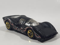 2005 Hot Wheels Ferrari P4 Black #20 Die Cast Toy Race Car Vehicle