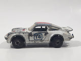 Vintage 1987 Lesney Matchbox Superfast No. 3 Porsche Turbo #14 BOSS White Die Cast Toy Car Vehicle with Opening Doors