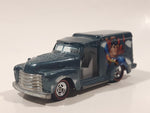 2016 Hot Wheels Pop Culture: DC Comics: Batman & Superman Custom '52 Chevy Metalflake Steel Blue Die Cast Toy Car Vehicle Red Line Real Rider Wheels