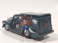 2016 Hot Wheels Pop Culture: DC Comics: Batman & Superman Custom '52 Chevy Metalflake Steel Blue Die Cast Toy Car Vehicle Red Line Real Rider Wheels