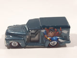 2016 Hot Wheels Pop Culture: DC Comics: Batman & Superman Custom '52 Chevy Metalflake Steel Blue Die Cast Toy Car Vehicle Red Line Real Rider Wheels