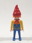Vintage 1974 Geobra Playmobil Racing Service Mechanic 3 5/8" Tall Toy Figure