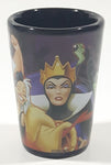 Disney Jerry Leigh Villains Ursula Evil Queen Maleficent Cruella de Vil The Queen of Hearts 2 1/2" Tall Shot Glass