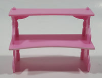 Hello Kitty Little Kitchen Sink Burner Cupboard and Bar Counter Set Pink and White Toy Dollhouse Furniture