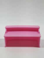 Hello Kitty Little Kitchen Sink Burner Cupboard and Bar Counter Set Pink and White Toy Dollhouse Furniture