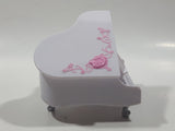 Rare 2002 Sanrio Hello Kitty Little Berry Collection Grand Piano with Bench and Felt Sash Toy Dollhouse Furniture