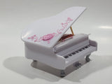 Rare 2002 Sanrio Hello Kitty Little Berry Collection Grand Piano with Bench and Felt Sash Toy Dollhouse Furniture