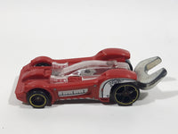 2017 Hot Wheels Experimotors Tooligan Satin Red Die Cast Toy Tool Wrench Car Vehicle