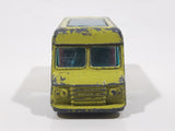Vintage 1960s Husky Commer 'Walk-Thru' Van Lime Green Die Cast Toy Car Vehicle with Sliding Doors Made in Gt. Britain