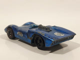 Vintage 1970 Hot Wheels Grand Prix Enamel Red Lines Ferrari 312P Spectraflame Blue Die Cast Toy Race Car Vehicle Hong Kong