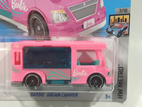 2022 Hot Wheels HW Metro Barbie Dream Camper Pink Die Cast Toy Car Vehicle New in Package