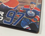 NHLPA NHL Edmonton Oilers #97 Connor McDavid 8 3/8" x 14" Hardboard Wood Wall Plaque