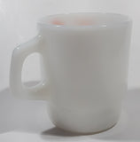 Vintage Anchor Hocking Fire King McDonald's "Good Morning Canada" White Milk Glass Coffee Mug Cup