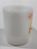 Vintage Anchor Hocking Fire King McDonald's "Good Morning Canada" White Milk Glass Coffee Mug Cup