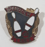 Grandview Lanes 400 Bowling Award Enamel Metal Lapel Pin