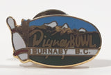 Digney Bowl Burnaby B.C. Bowling Award Enamel Metal Lapel Pin