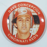 1984 MLBPA Major League Baseball Fun Foods Dave Concepcion Cincinnati Reds No 23 of 133 Short Stop Avg .245 Red Metal Button Pin