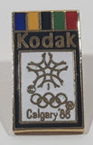 1988 Calgary Winter Olympics Kodak Enamel Metal Lapel Pin