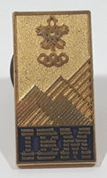 1988 Calgary Winter Olympics IBM Enamel Metal Lapel Pin