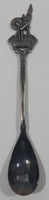 Twente Netherlands Loom Figural Travel Souvenir Silver Plated Metal Spoon