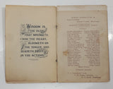 Antique 1911 - 1912 Public School District No. 46 Ross Township Roseau County Minnesota Souvenir School Year Book