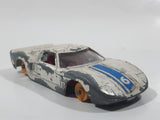 Vintage 1965 Lesney Matchbox Series No. 41 Ford G.T. White Die Cast Toy Race Car Vehicle