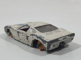 Vintage 1965 Lesney Matchbox Series No. 41 Ford G.T. White Die Cast Toy Race Car Vehicle