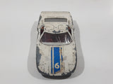 Vintage 1965 Lesney Matchbox Series No. 41 Ford G.T. White Die Cast Toy Race Car Vehicle