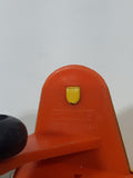 Vintage Buddy L Sky Racer Single Propeller One-Seater Airplane Yellow and Orange Die Cast Toy Aircraft Made in Japan