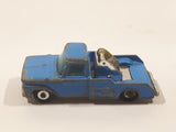 Vintage Husky Ford F350 Tow Truck Blue Die Cast Toy Car Vehicle Made in Gt. Britain