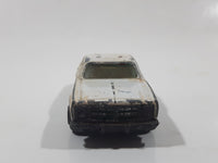 1980s Yatming Dodge Monaco White Rescue Die Cast Toy Car Emergency Vehicle