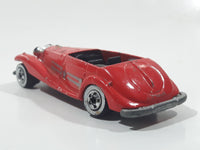 1983 Hot Wheels Mercedes 540K Red Die Cast Toy Classic Car Vehicle