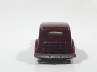 1983 Hot Wheels '35 Classic Caddy Cadillac Maroon Die Cast Toy Car Vehicle