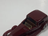 1983 Hot Wheels '35 Classic Caddy Cadillac Maroon Die Cast Toy Car Vehicle