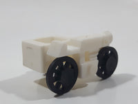 Motorcycle with Side Car White Plastic Toy Car Vehicle