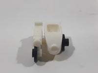 Motorcycle with Side Car White Plastic Toy Car Vehicle