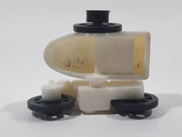 Motorcycle with Side Car White Plastic Toy Car Vehicle