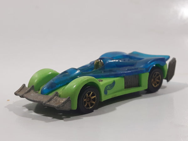 1996 Hot Wheels First Editions Road Rocket Green Die Cast Toy Car Vehicle