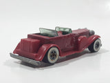 1986 Hot Wheels '31 Doozie Maroon Red Die Cast Toy Car Vehicle WW Malaysia