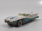 1991 Hot Wheels Street Beast White and Turquoise Die Cast Toy Car Vehicle