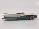 1991 Hot Wheels Street Beast White and Turquoise Die Cast Toy Car Vehicle