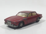 Vintage Corgi Juniors Whizzwheels Jaguar XJ6 4-2 Red Die Cast Toy Car Vehicle with Opening Trunk Made in Gt. Britain