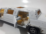 Vintage Majorette No. 339 Limousine White with Opening Doors and Sunroof 1/58 Scale Made in France