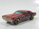 2003 Hot Wheels HW Anime '68 Mercury Cougar Quyen Dark Orange Red Die Cast Toy Muscle Car Vehicle