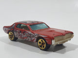 2003 Hot Wheels HW Anime '68 Mercury Cougar Quyen Dark Orange Red Die Cast Toy Muscle Car Vehicle